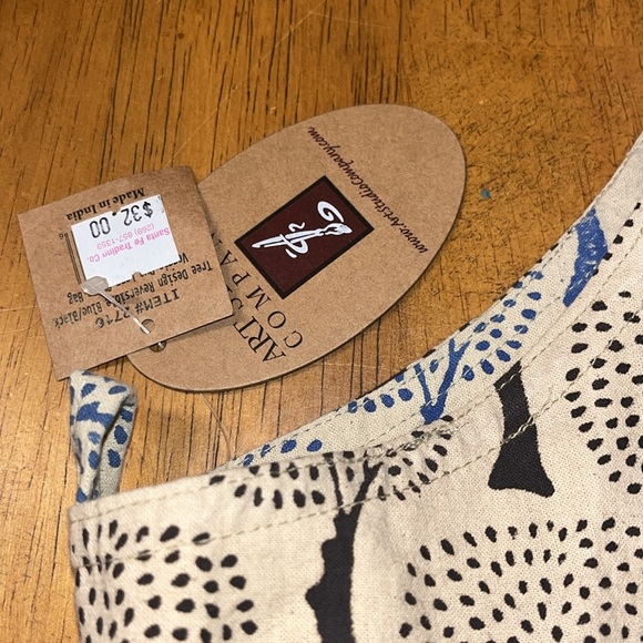 New Tree Sesign reversible blue/ black Veggie Dry long  sling bag - Picture 4 of 8